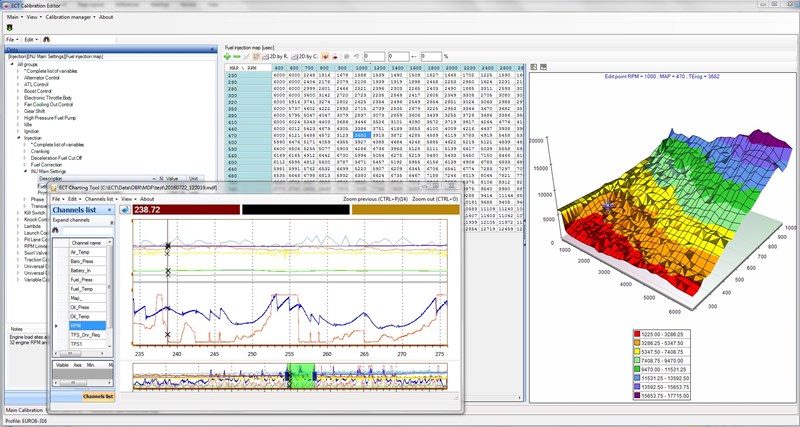 Drag Racing Calibration Parameters